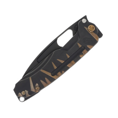 Medford Infraction Folding Knife 3.62in Drop Point Show Lights Bronze View 5