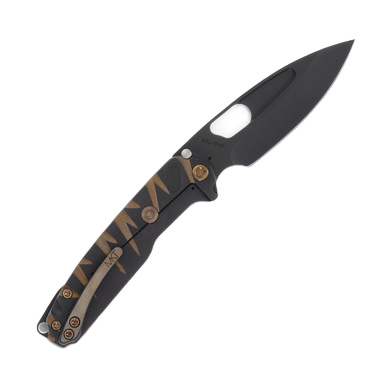 Medford Infraction Folding Knife 3.62in Drop Point Show Lights Bronze View 1