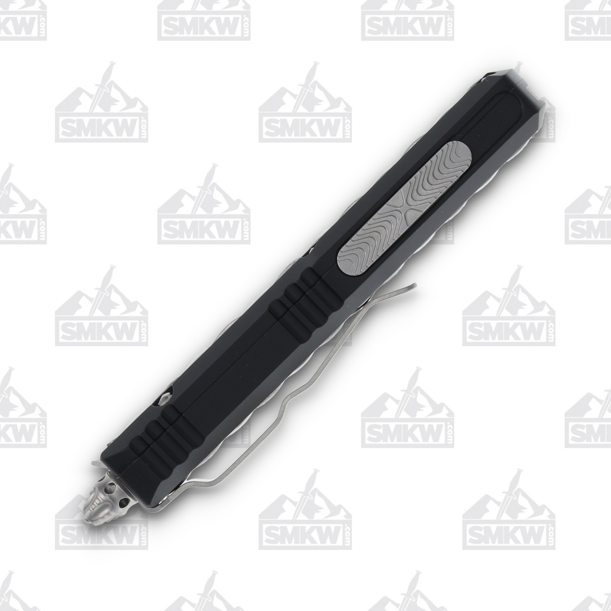 Microtech Daytona OTF Auto Signature Series Bubble Inlay Stonewashed DE Dagger Blade AUMT12610BIS View 5