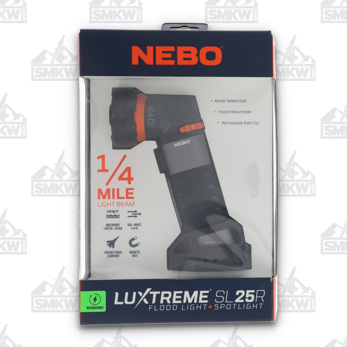 NEBO LUXTREME SL25R Spotlight Satin Black 500 Lumens 3 Settings NEB-SPT-1004 View 23