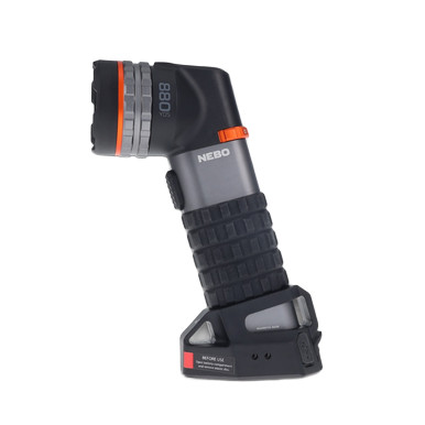 NEBO LUXTREME SL50 Spotlight Flashlight Black-Gray 450 Lumens 3 Modes View 4
