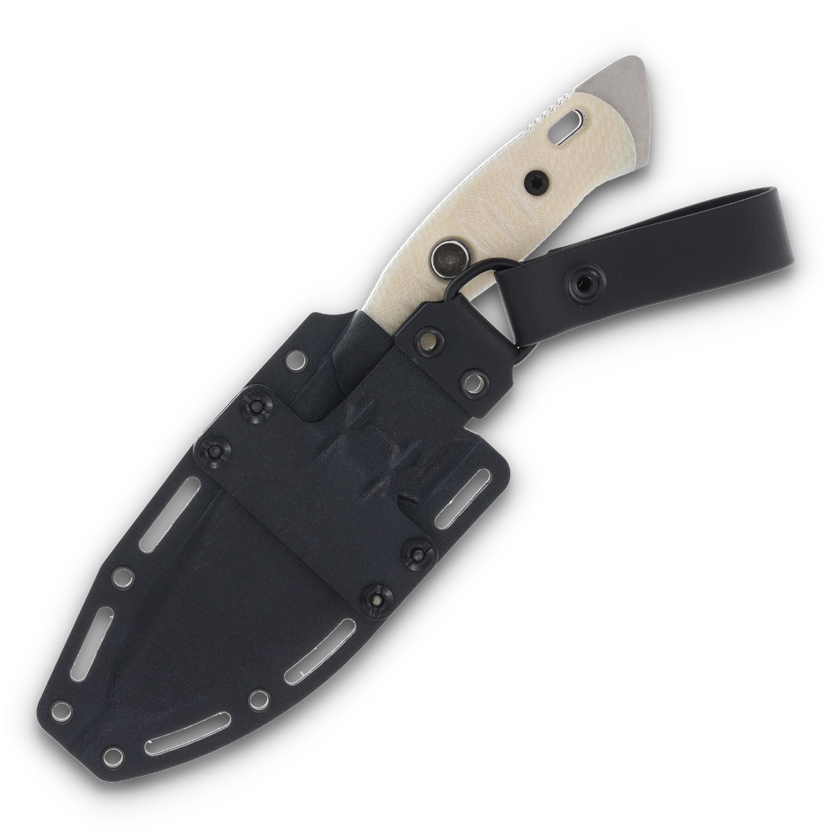 Fobos Alaris 3v Fixed Blade Ivory/Black Stonewash FOB044 View 7