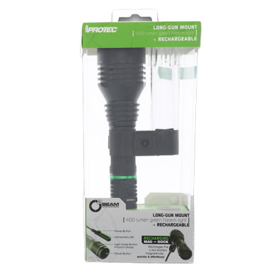 iProtec O2 Beam Gun light Green 400 Lumens 3 Settings Rechargeable View 18