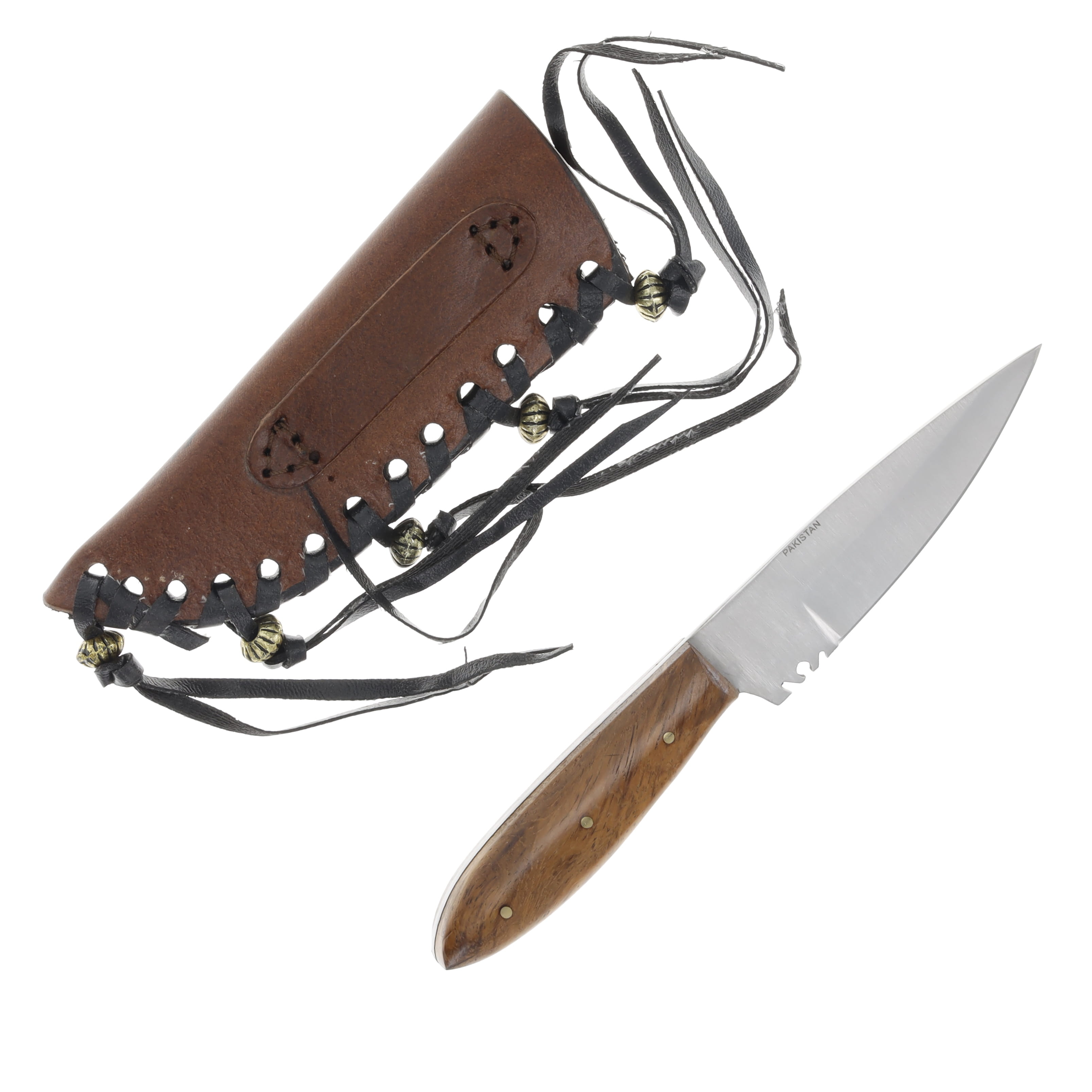 Medium Patch Hunter Burlwood Fixed Blade Knife 203295 View 2