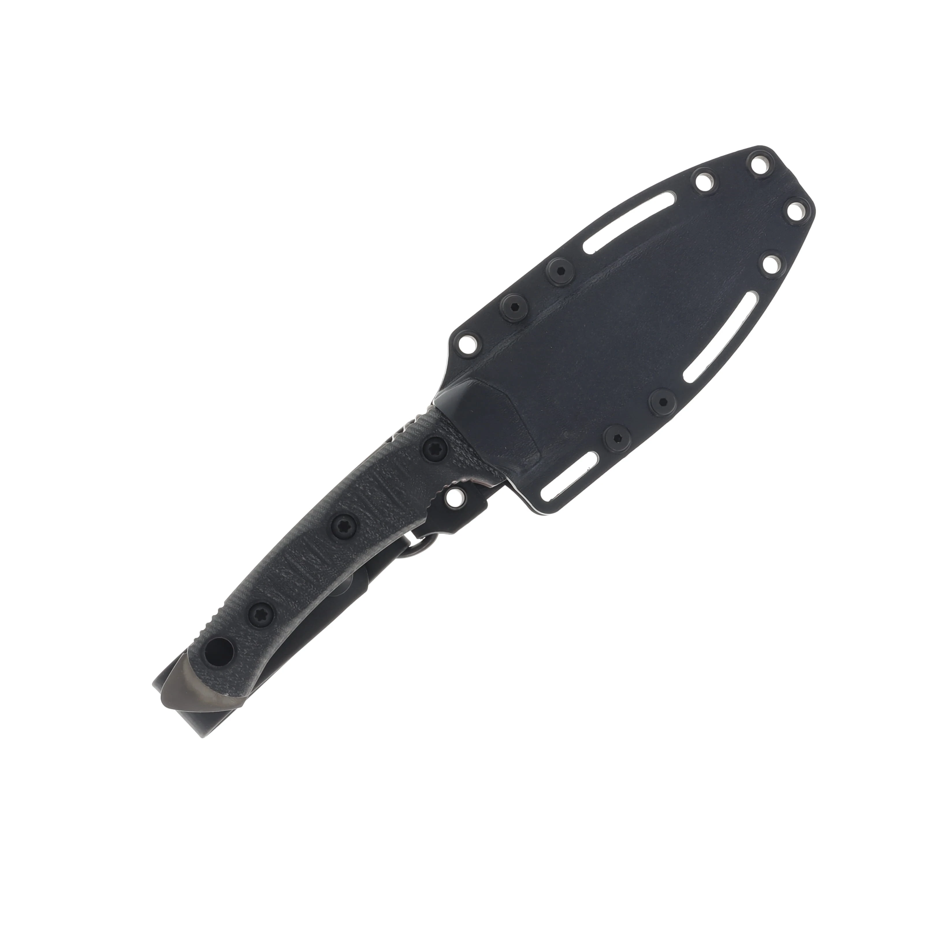Fobos Cacula Fixed Blade Black/Red Black PVD FOB060 View 3