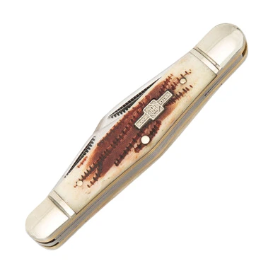 Rough Ryder Whittler Folding Knife Stag Bone View 3