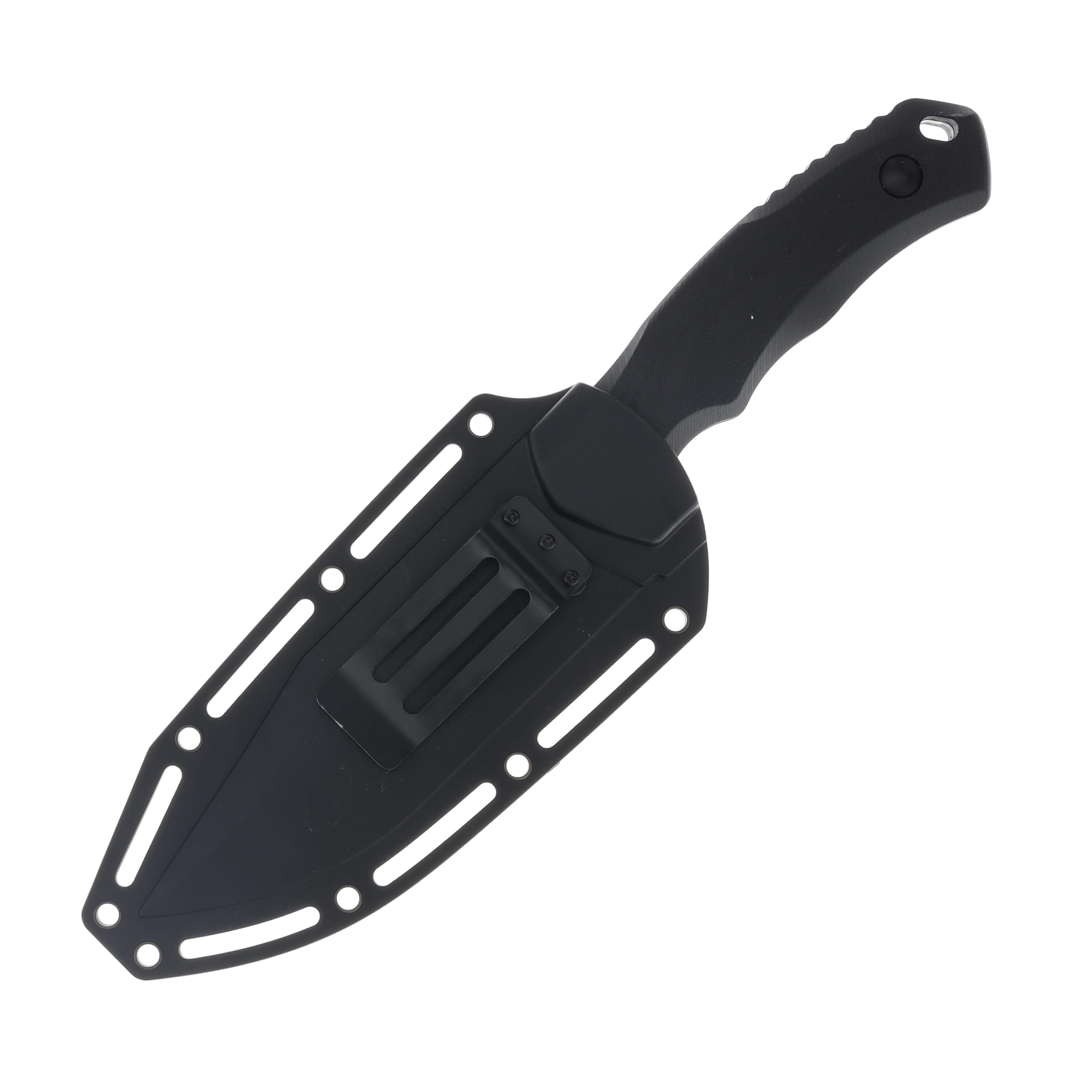 Schrade Steel Driver Fixed Blade Knife 4in Plain Black Oxide Clip Point 1182618 View 4