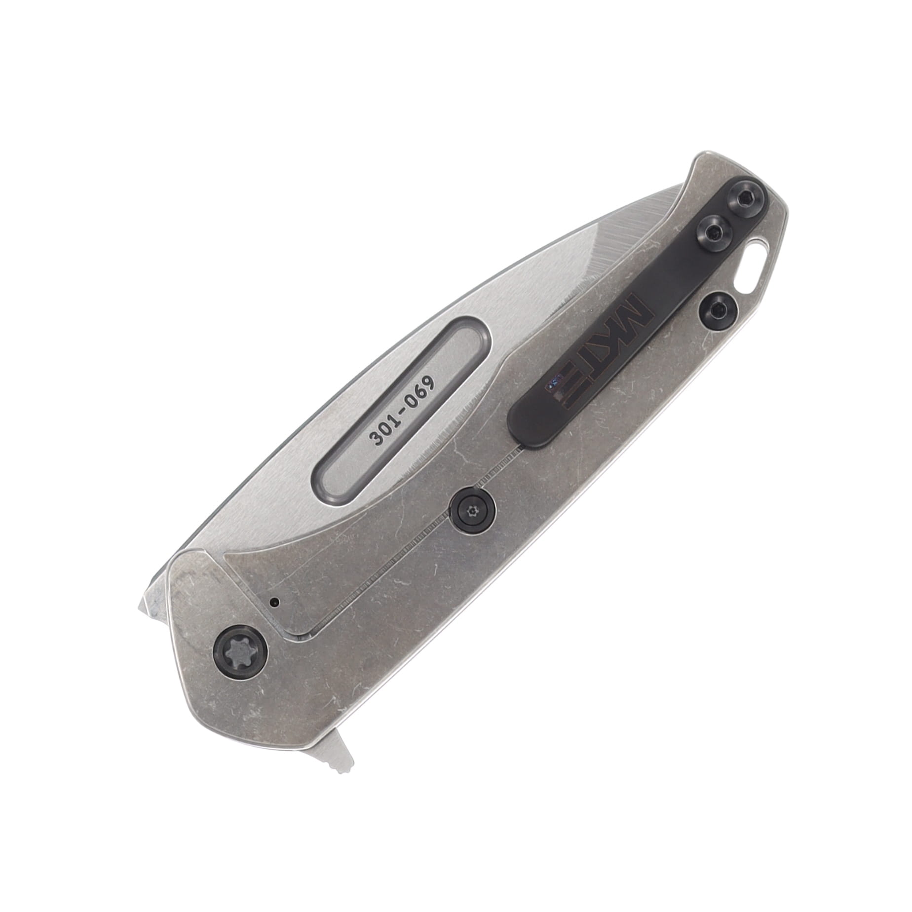 Medford Praetorian Slim Flipper 3.25in Tumbled Tanto Stars N Bars PVD MKF2084TT-01TM-TPCP-Q4 View 6