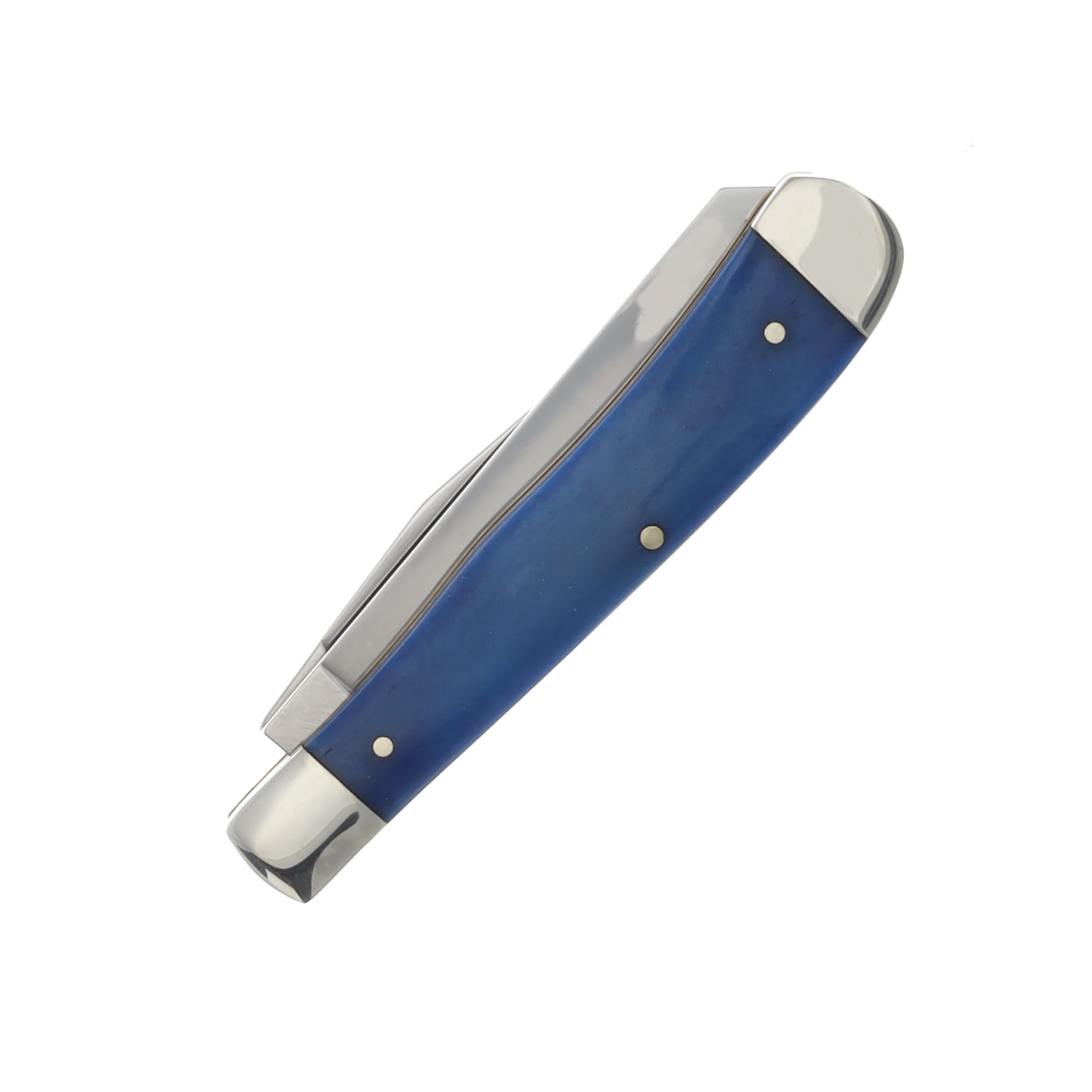 Boker Traditional Series 2.0 Trapper Folding Knife Blue Smooth Bone BK110828 View 3