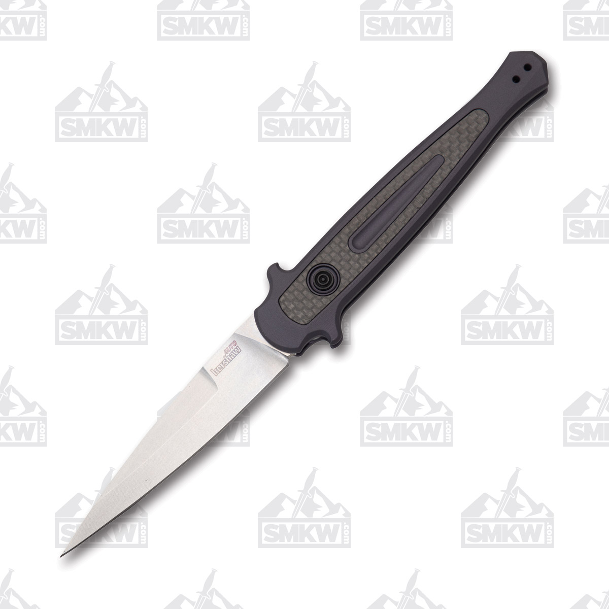 Kershaw Launch 8 Gray Automatic Knife Stonewash 3.5in Spear Point AUKS7150 View 2