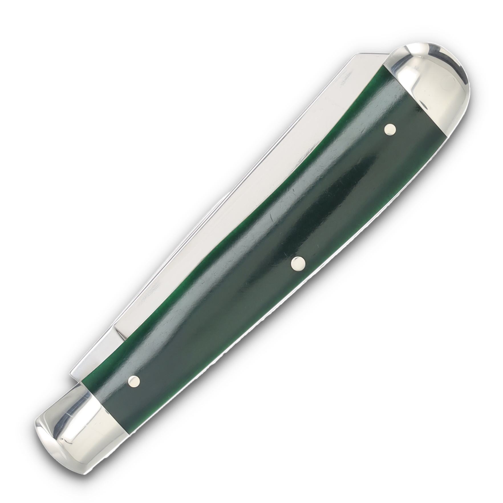 Boker Trapper Folding Knife Traditional Series 2.0 Smooth Green Bone BK110829 View 2