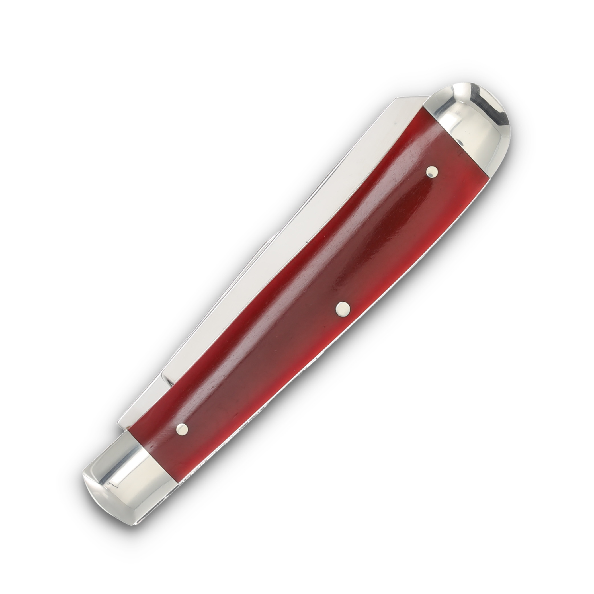 Boker Traditional Series 2.0 Red Smooth Bone Trapper Folding Knife BK110830 View 2