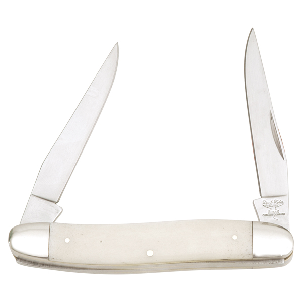 Rough Ryder Muskrat Folding Knife White Smooth Bone RR127 View 1