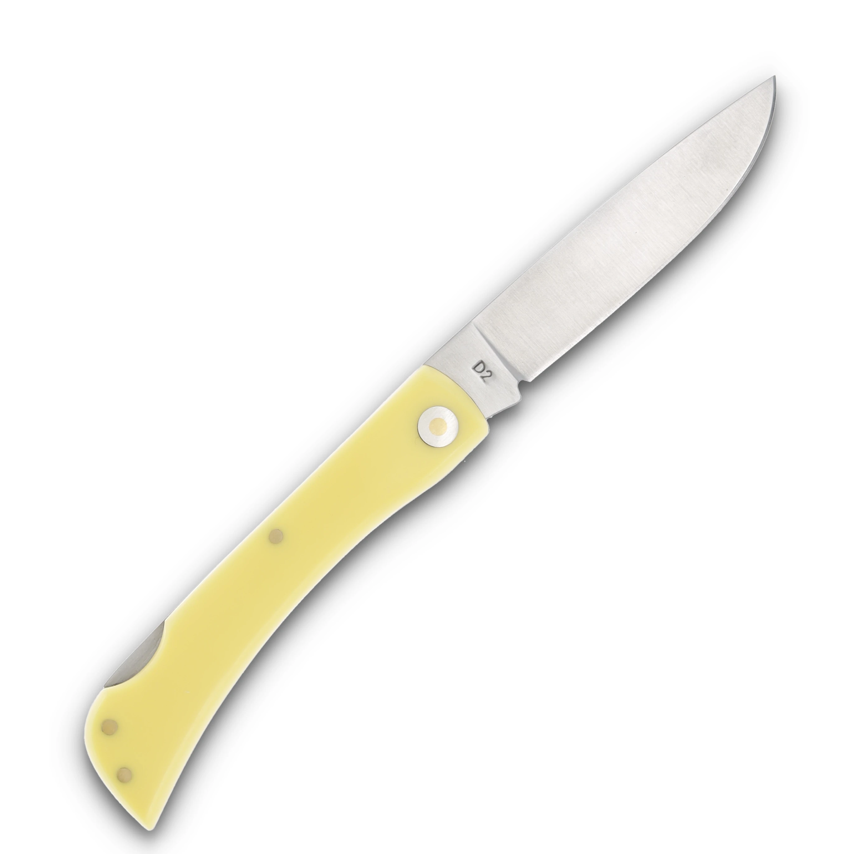 Boker Traditional Series 2.0  Range Buster Small Yellow Delrin Lockback Knife BK110865 View 2