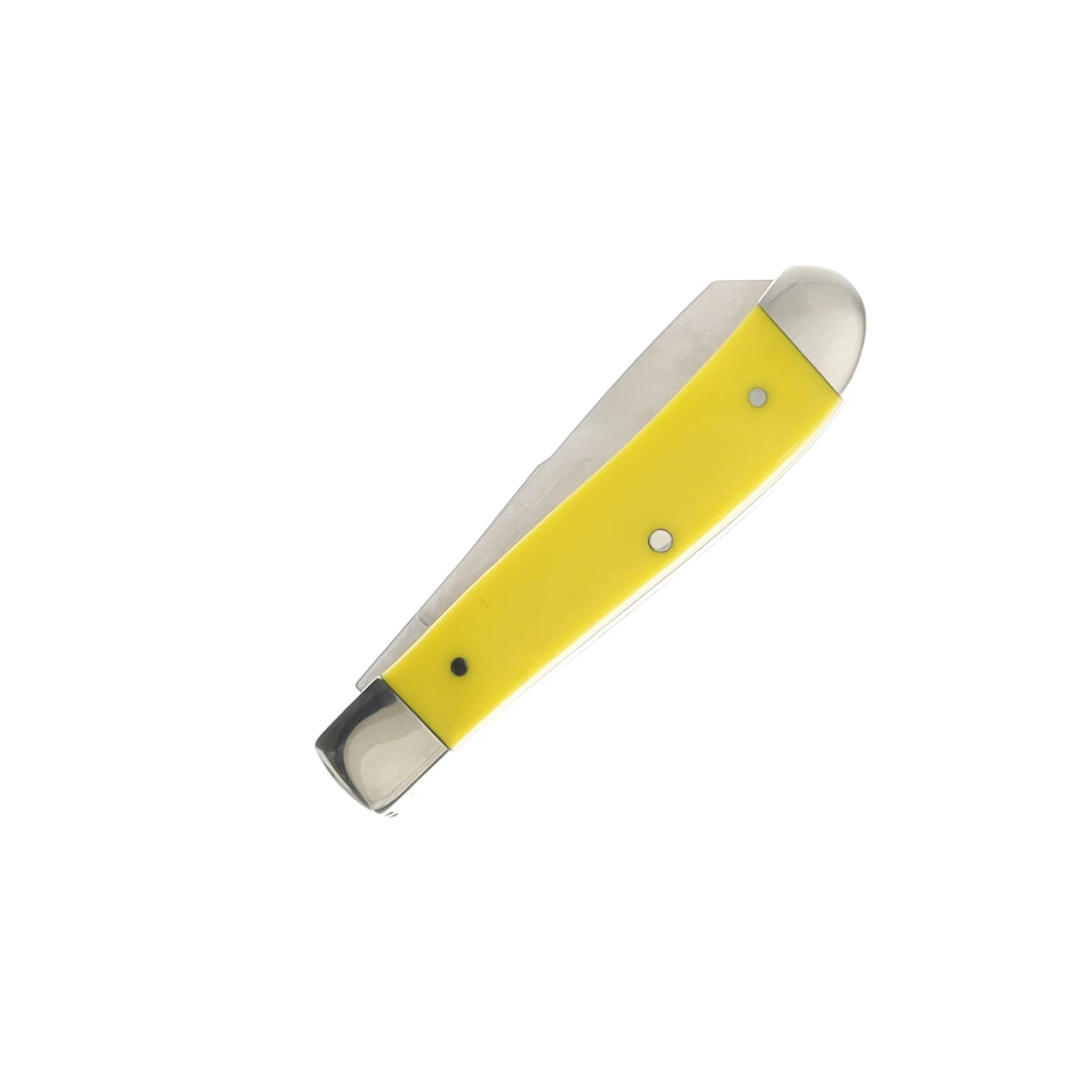 Boker Mini Trapper Traditional Series 2.0 Folding Knife Yellow Delrin BK110850 View 2