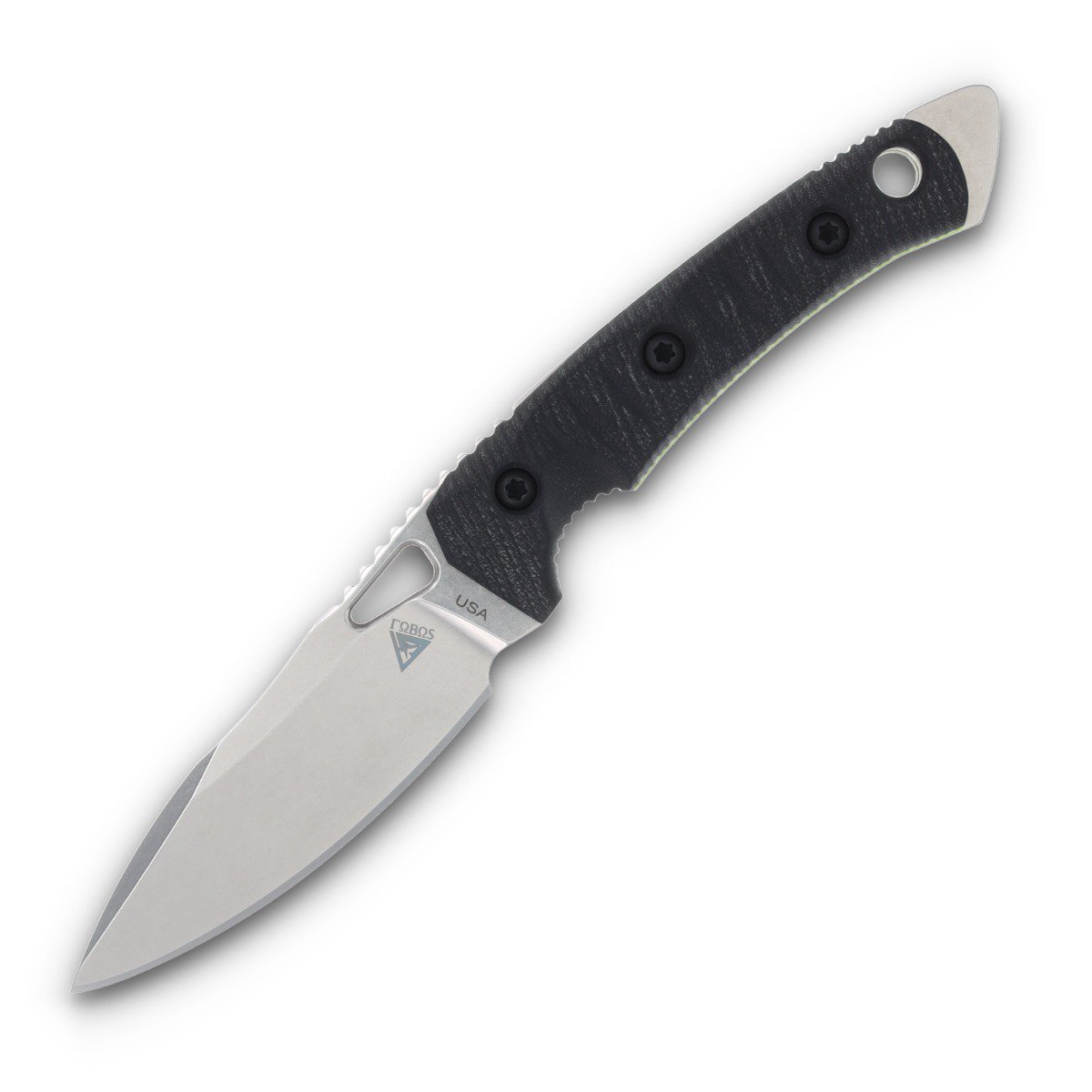 Fobos Cacula Fixed Blade Blk/Grn FOB053 View 1