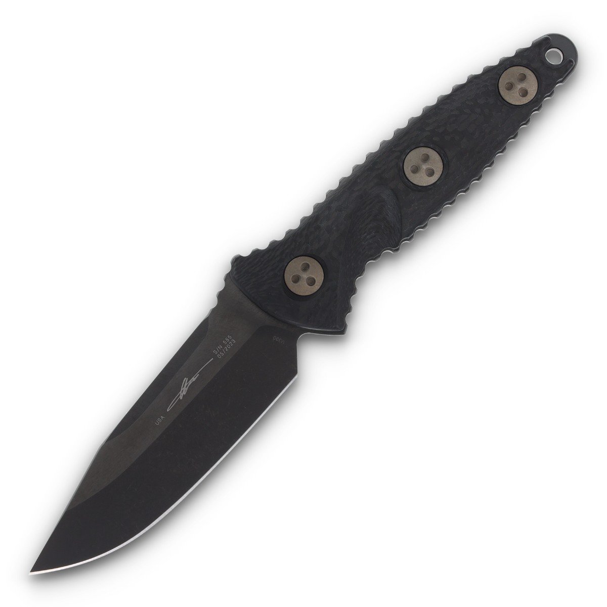 Microtech SOCOM Alpha Mini Signature Series Fixed Blade Knife (S/E