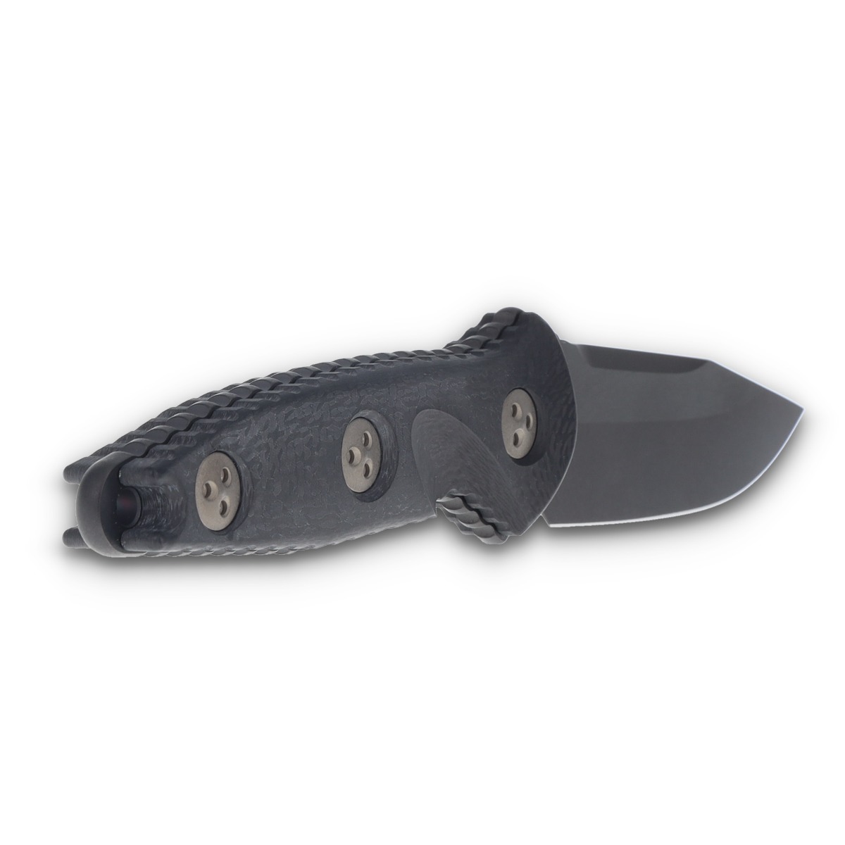 Microtech SOCOM Alpha Mini Signature Series Fixed Blade Knife (S/E Black DLC | Carbon Fiber) MT113M1DLCCFS View 5