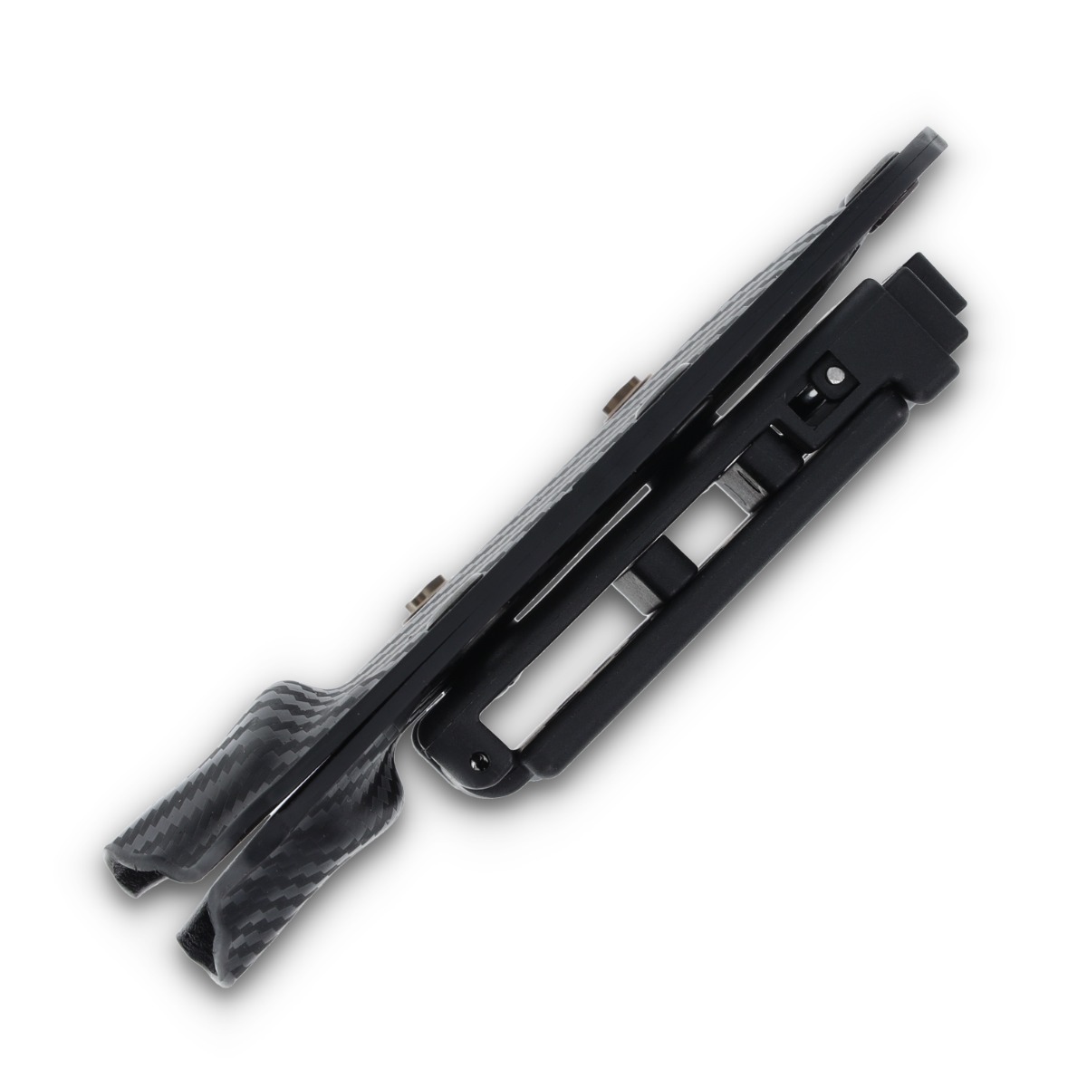 Microtech SOCOM Alpha Mini Signature Series Fixed Blade Knife (S/E Black DLC | Carbon Fiber) MT113M1DLCCFS View 12