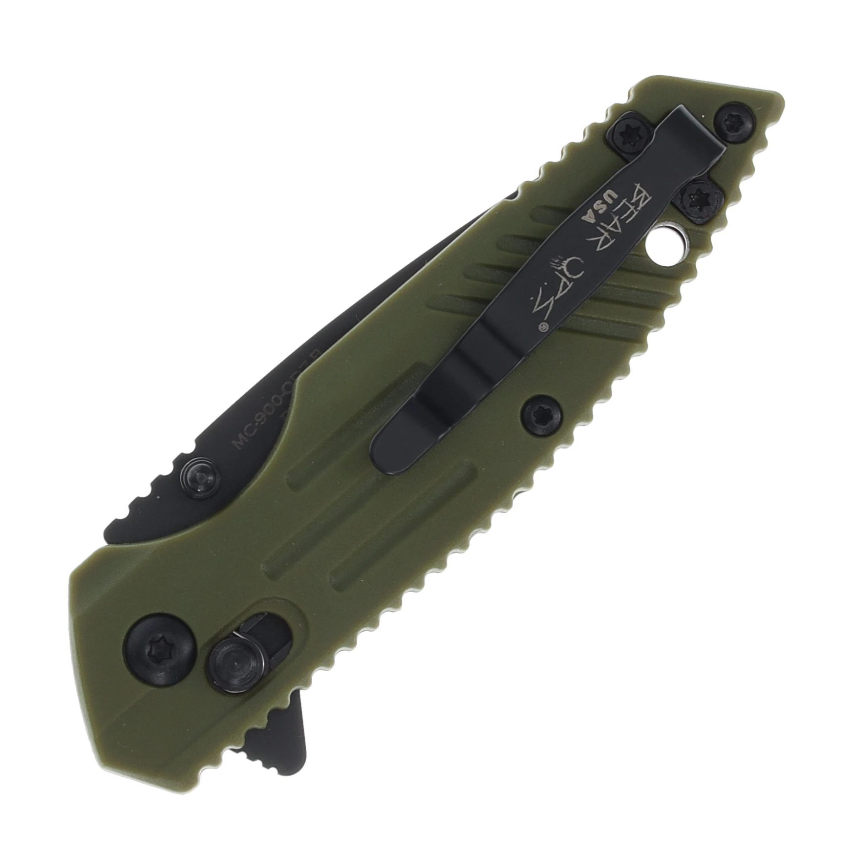 Bear OPS Rancor IX Slide Lock Folding Knife (OD Green, Plain Edge) BRMC-900-OD7-B View 2