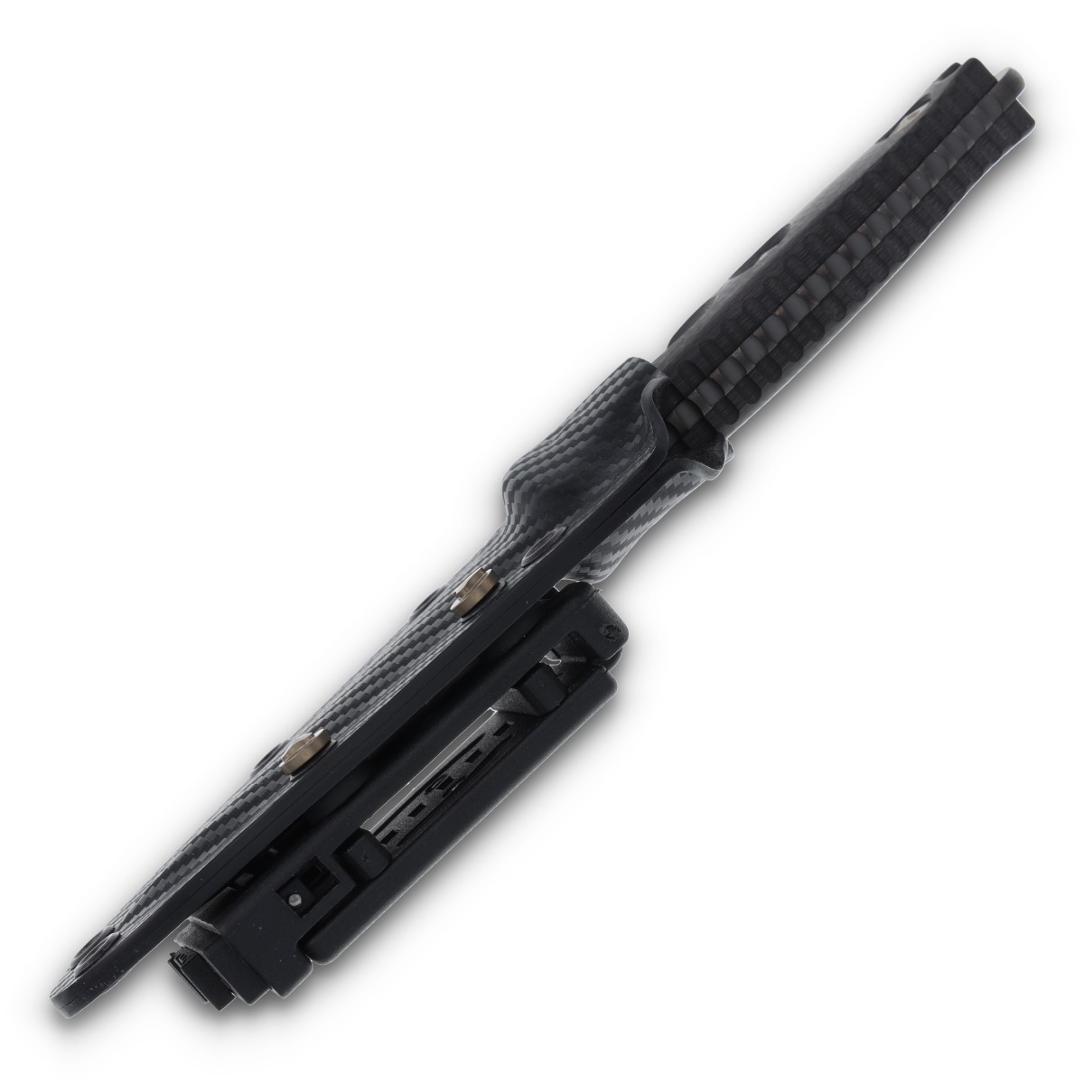 Microtech Signature Series Socom Alpha Mini Fixed Blade Carbon Fiber 3.72in DLC Tanto MT114M1DLCCFS View 9