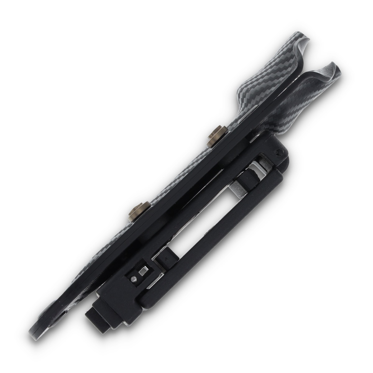 Microtech Signature Series Socom Alpha Mini Fixed Blade Carbon Fiber 3.72in DLC Tanto MT114M1DLCCFS View 12