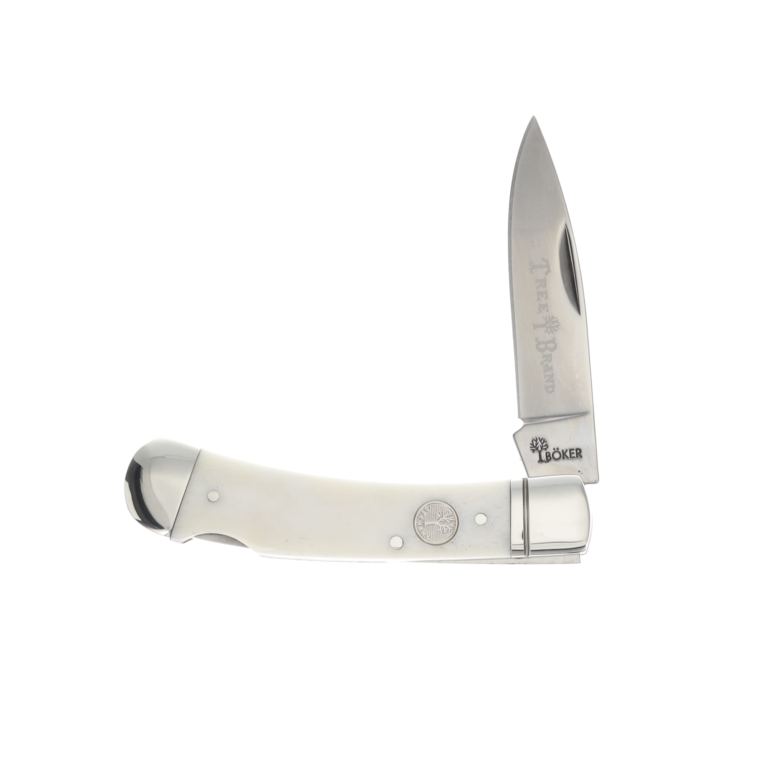 Boker Traditional Series 2.0 Gentleman's Lockback Folding Knife Smooth White Bone BK110813 View 2