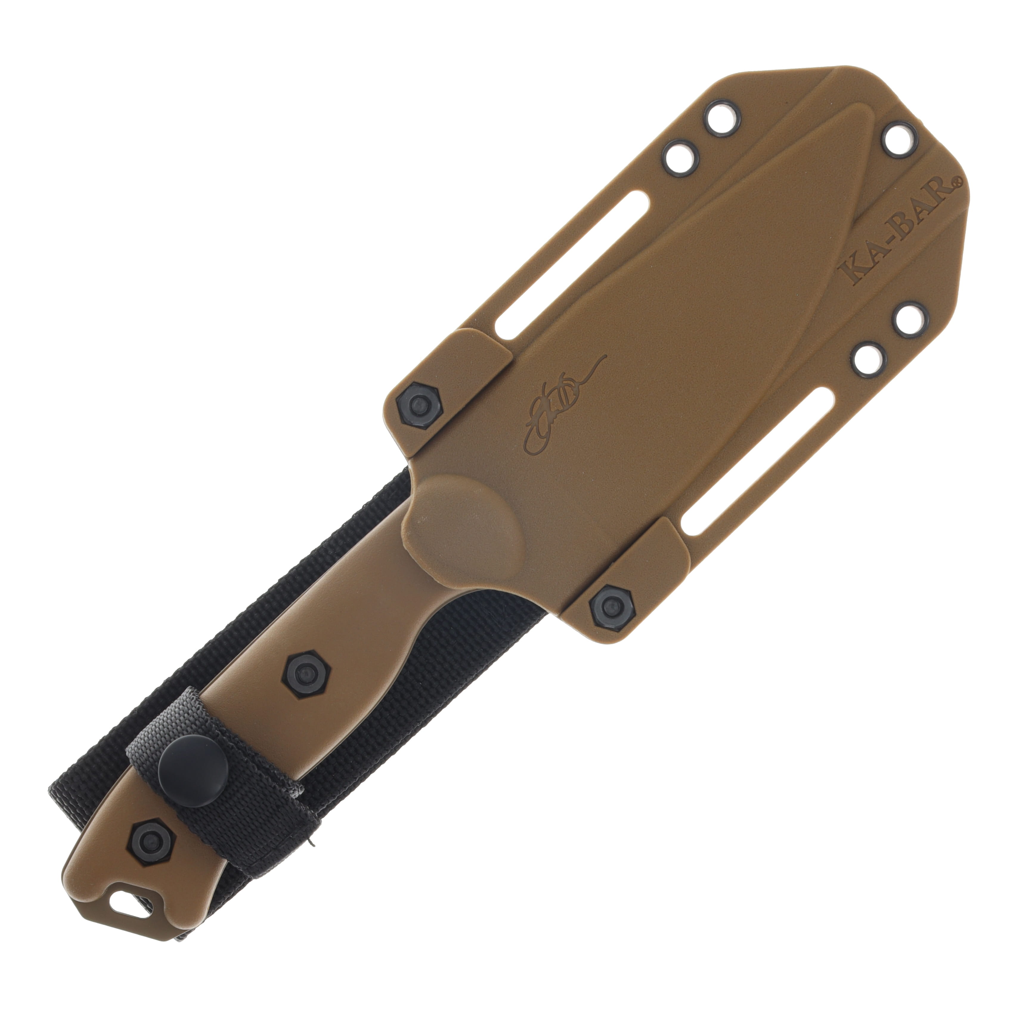 KA-BAR Becker Nessmuk Fixed Blade Knife Burnt Bronze/Ultramid KABK19 View 4