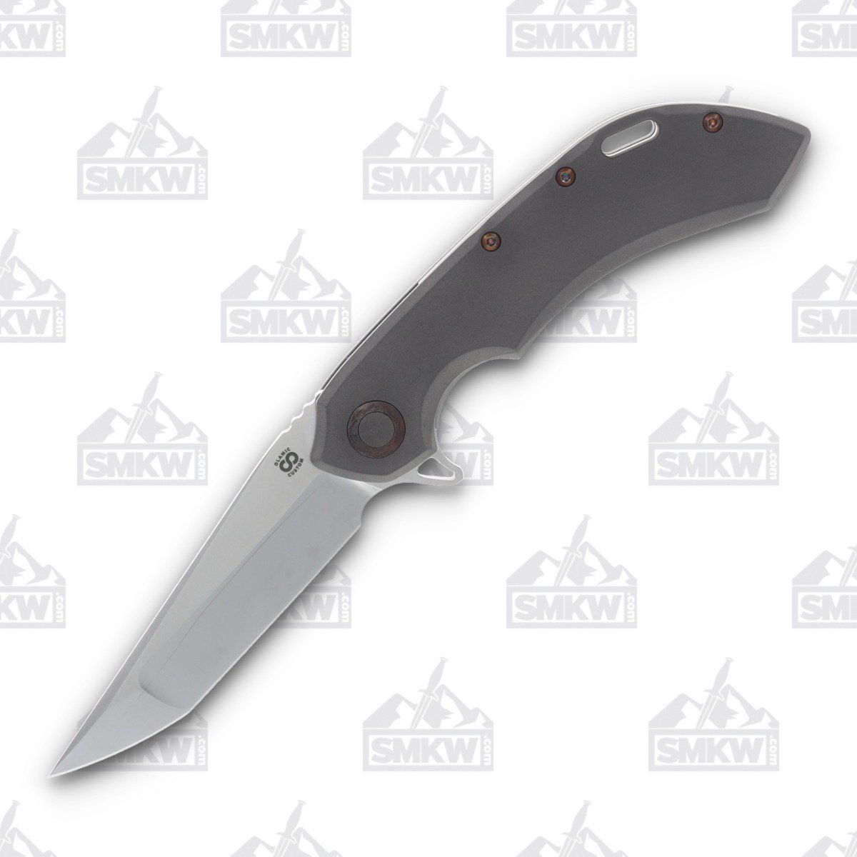 Olamic Wayfarer 247 Folding Knife T-097W Companto (Dark Blast, Antique) T097W View 1