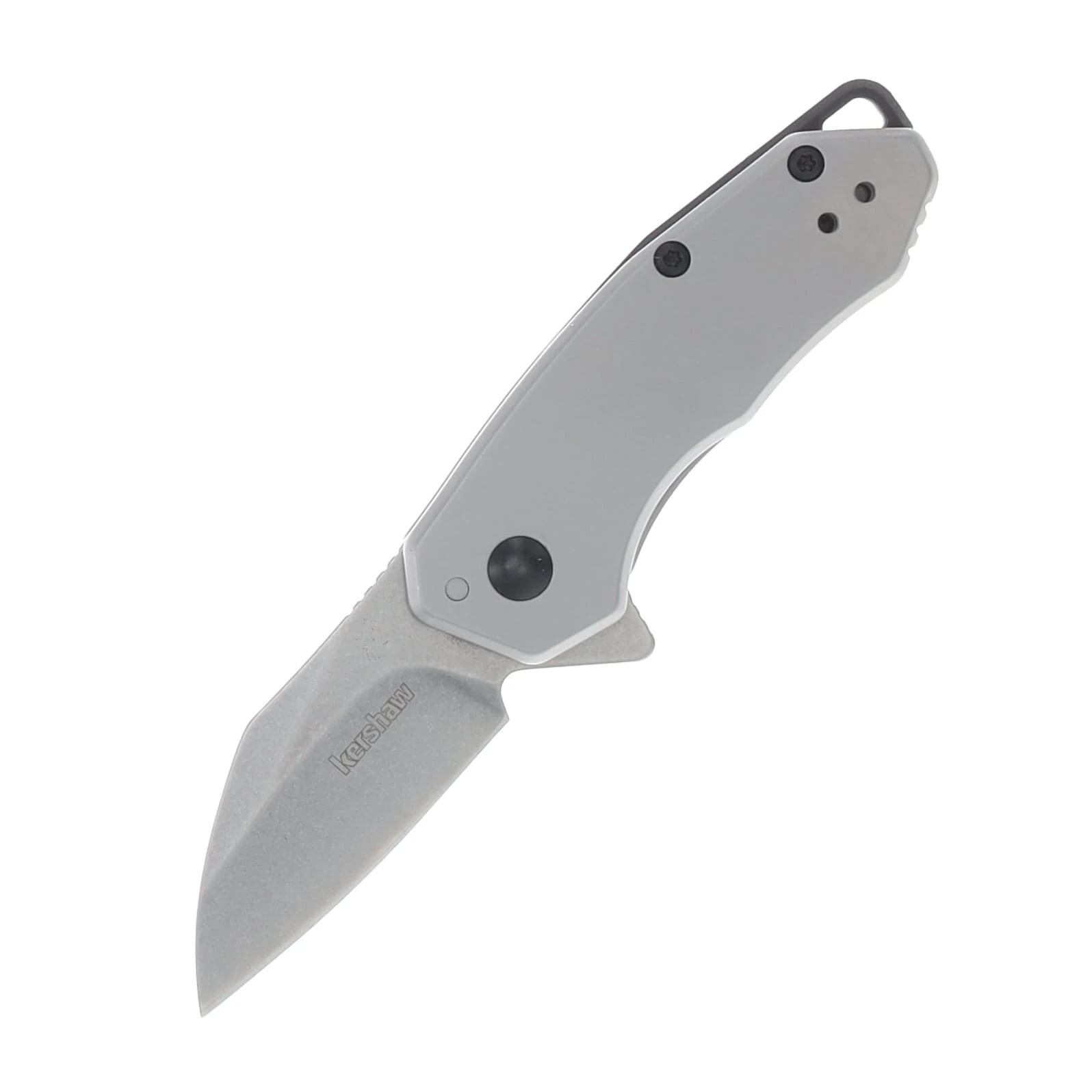 Kershaw Rate Bead Blasted 1.85in Plain Stonewash Wharncliffe KS1408 View 1
