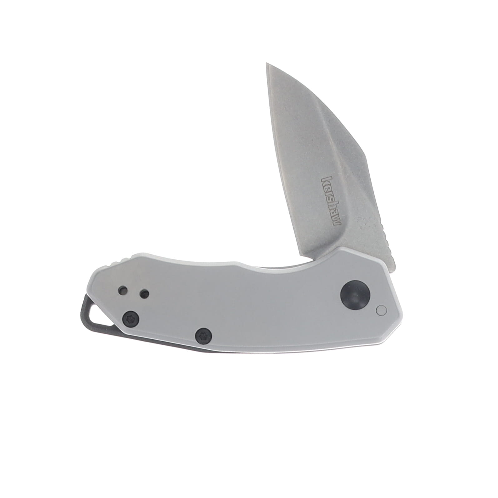Kershaw Rate Bead Blasted 1.85in Plain Stonewash Wharncliffe KS1408 View 3