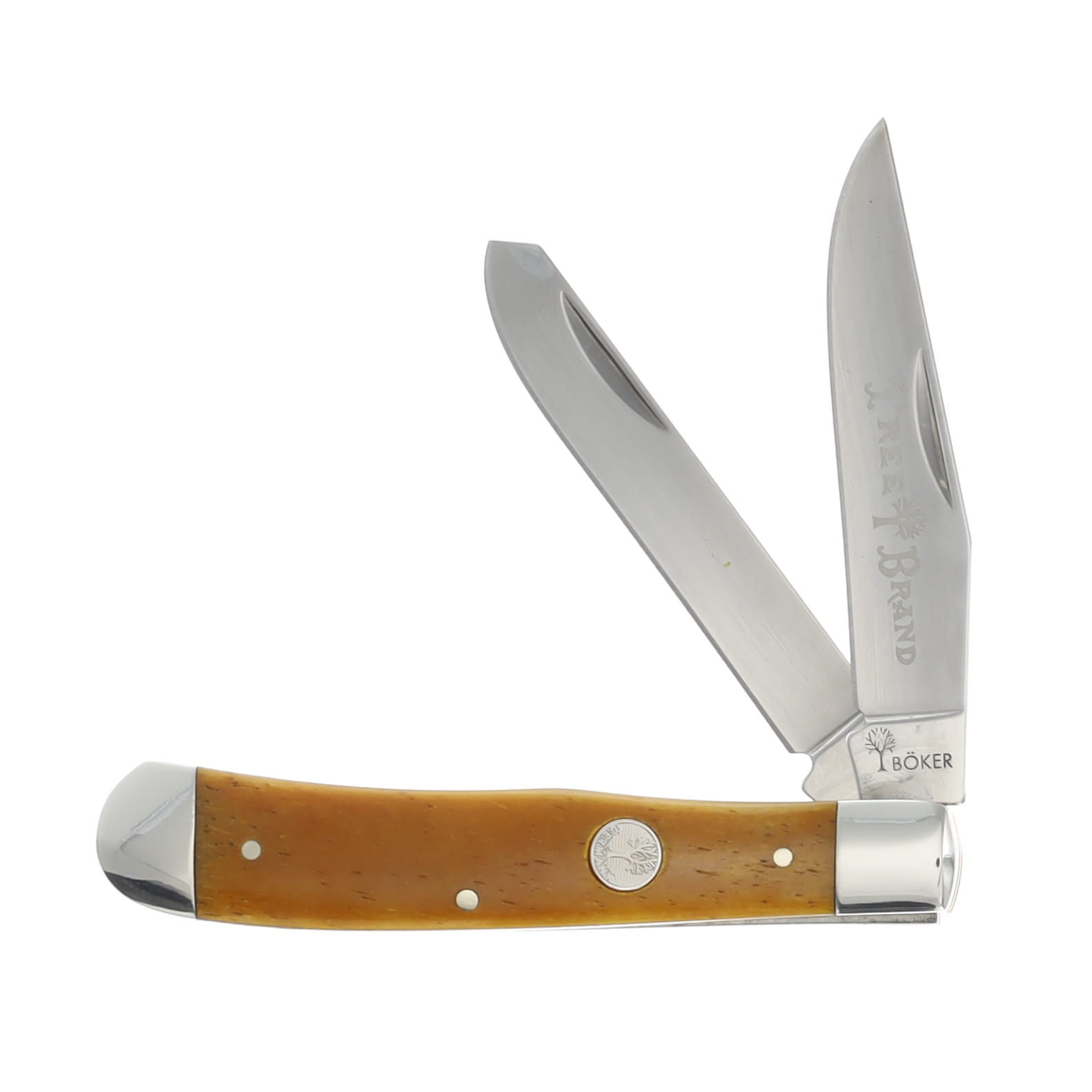 Boker Traditional Series 2.0 Trapper Yellow Bone BK110835 View 1