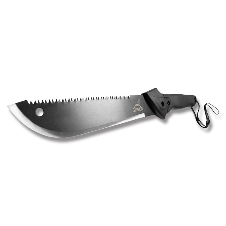 Gerber Gator Junior 10.75in Sawback Machete Black Fixed Blade G759 View 2