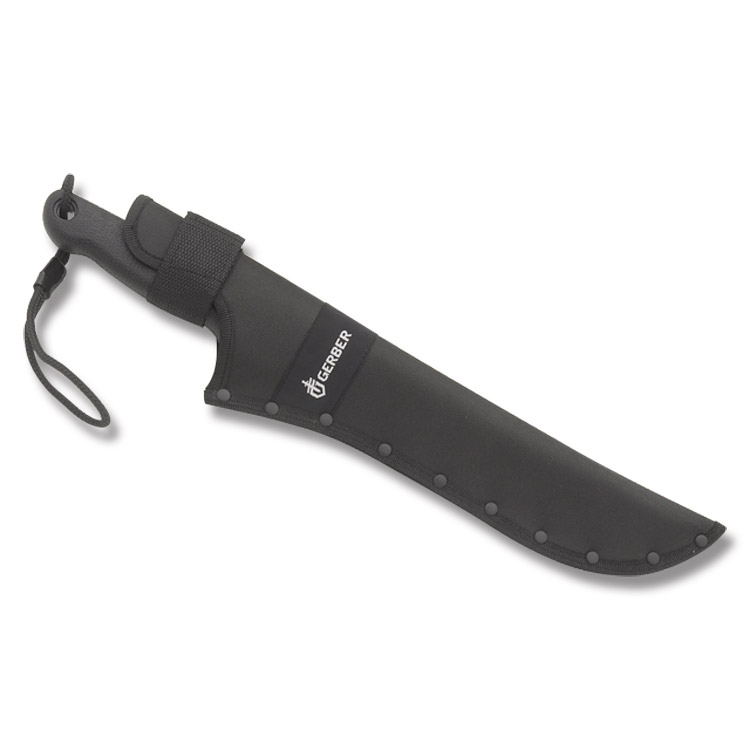 Gerber Gator Junior 10.75in Sawback Machete Black Fixed Blade G759 View 4