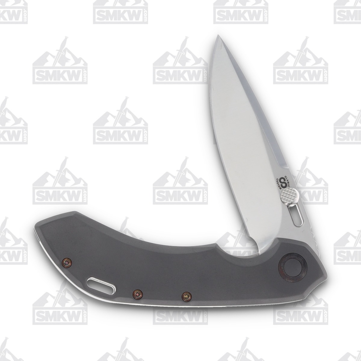 Olamic Wayfarer 247 Folding Knife T-121P Dark Blast with Antique Entropic Accents T121P View 3