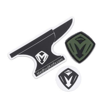 Medford Nosferatu Flipper 3.5in Tumbled Spear Point Blade Flamed View 12