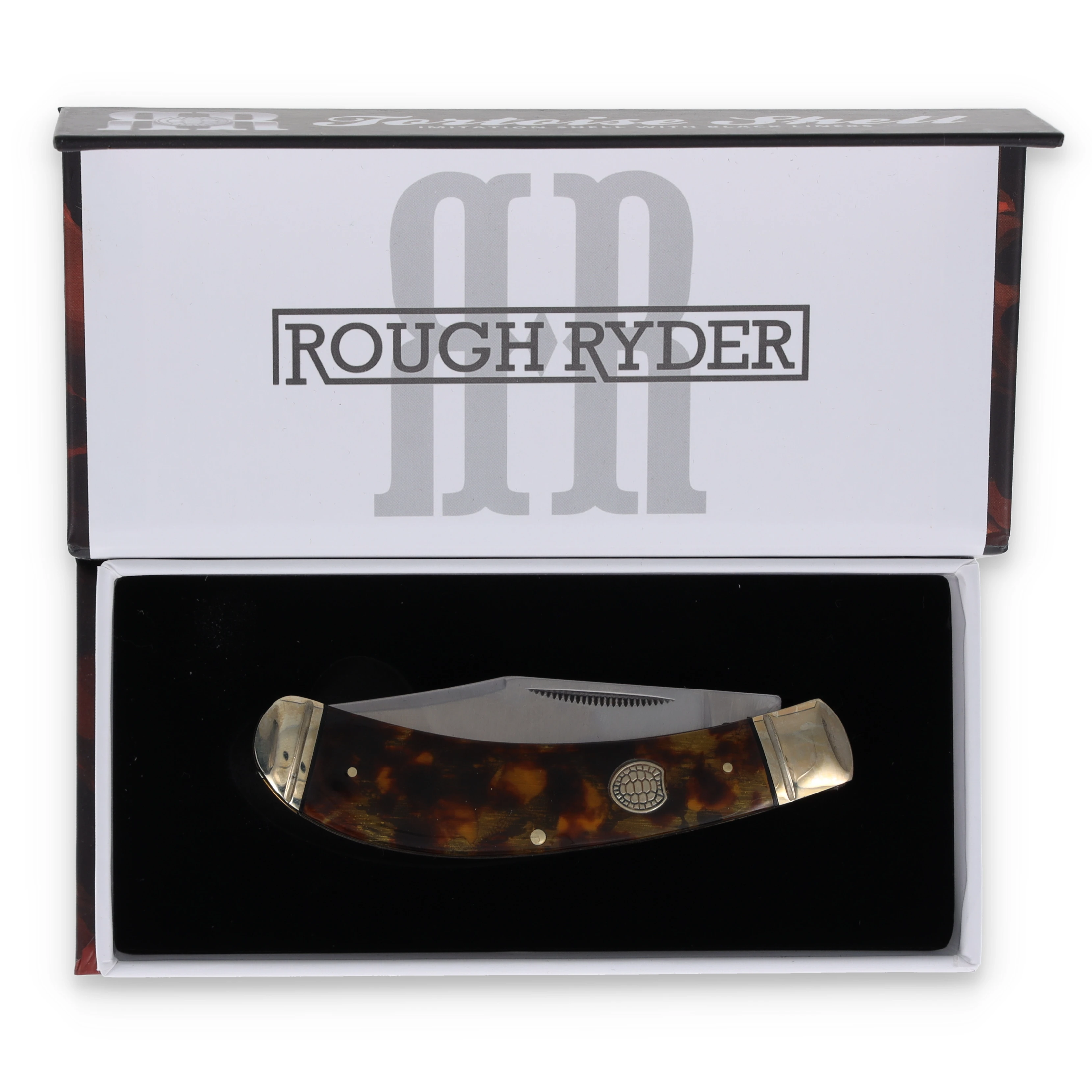 Rough Ryder Imitation Tortoise Shell Bow Trapper Folding Knife RR2442 View 10