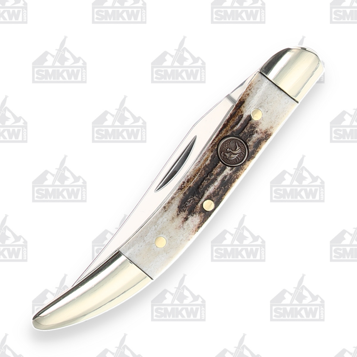 Hen & Rooster Small Stag Toothpick Folding Knife HR961DS View 2