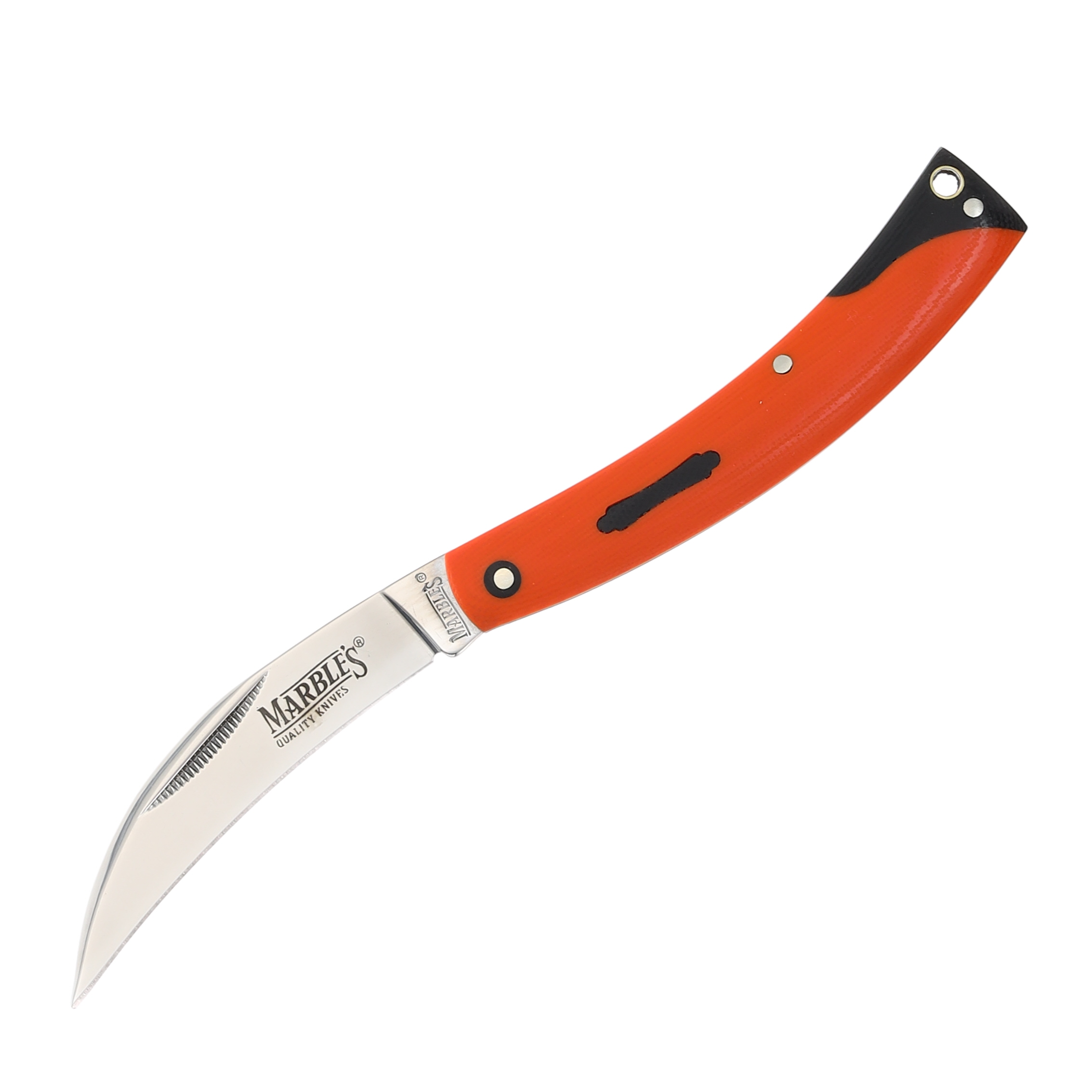 Marbles Orange G-10 Reaper Folding Knife MR590 View 3