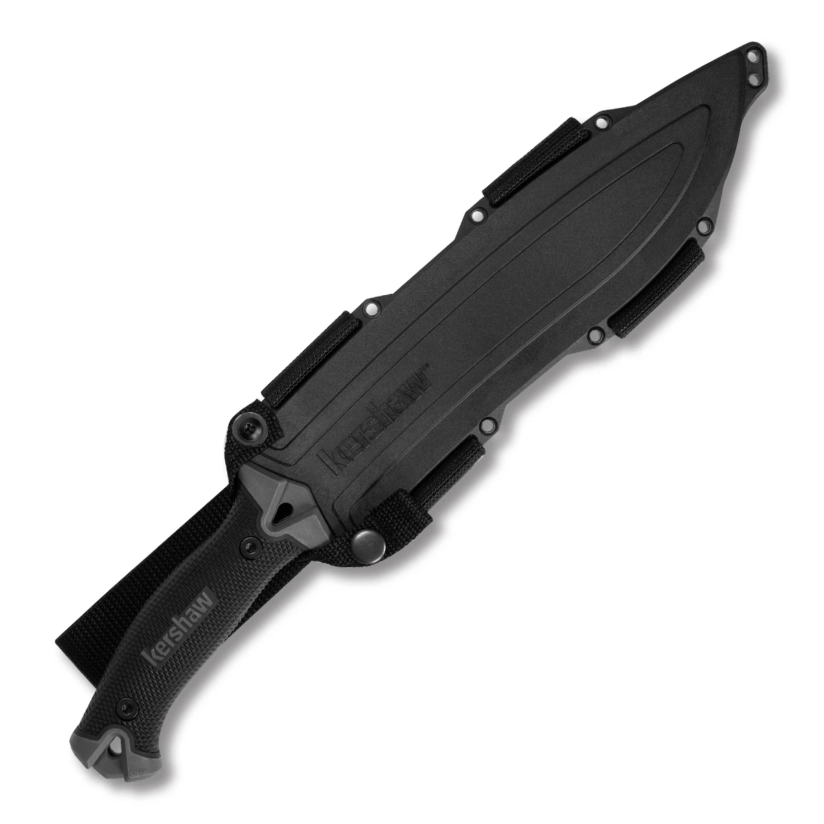 Kershaw 1077 Camp 10 Fixed Blade Black Machete KS1077 View 2