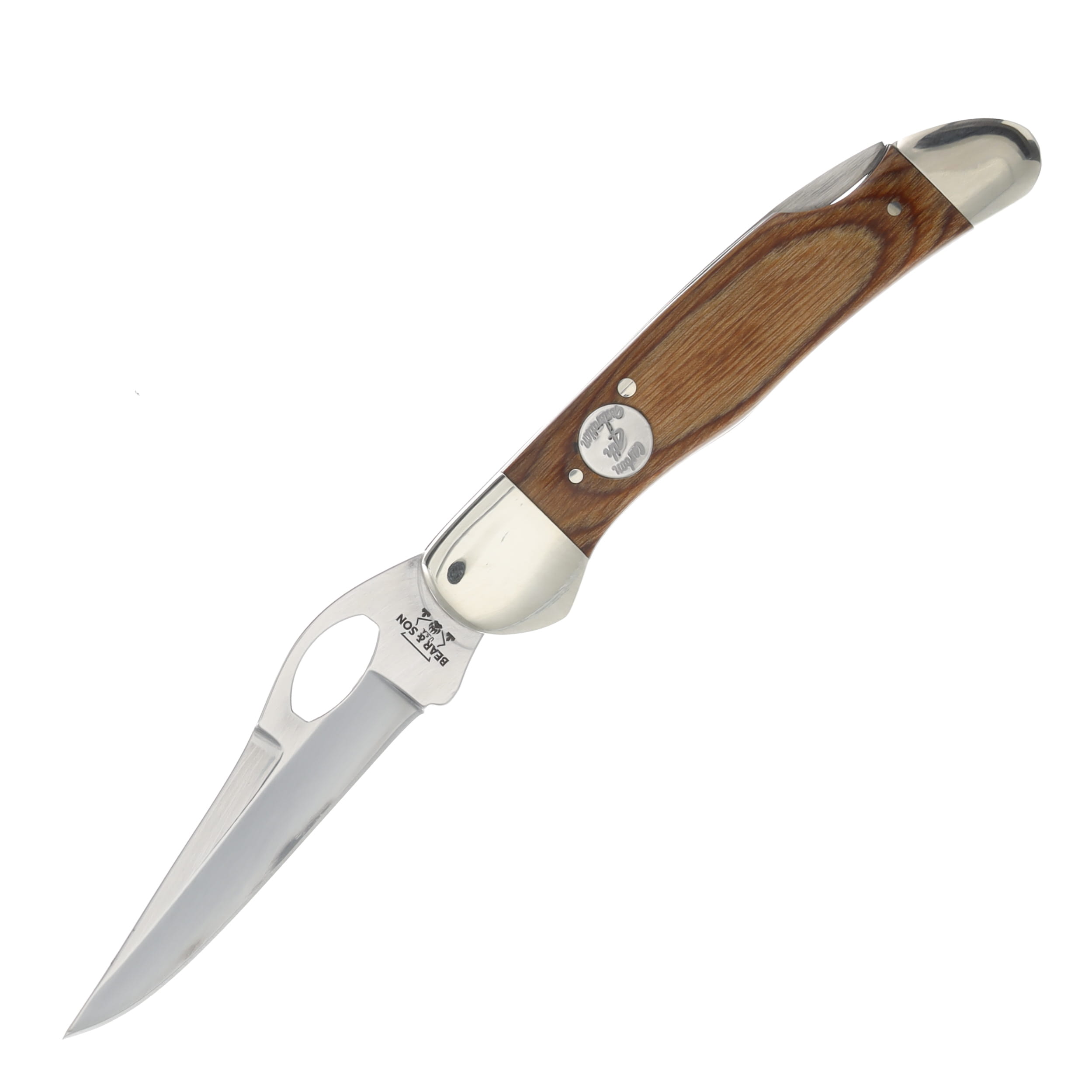 Bear & Son 2150LR Locking Cowhand Rosewood Folder BRC2150L - Smoky