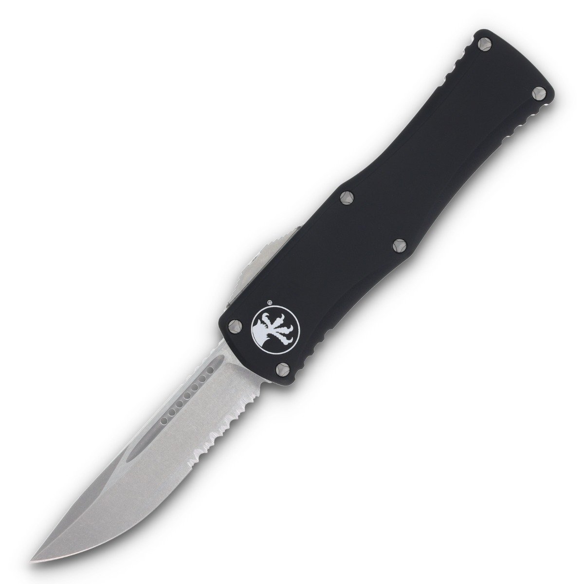 Microtech Hera OTF Automatic Knife Stonewash S/E Black View 1