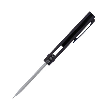 Medford Nosferatu Folding Knife Tumbled Spear Point/Flamed Titanium MK210STQ-38A3-TFCF-BN View 3
