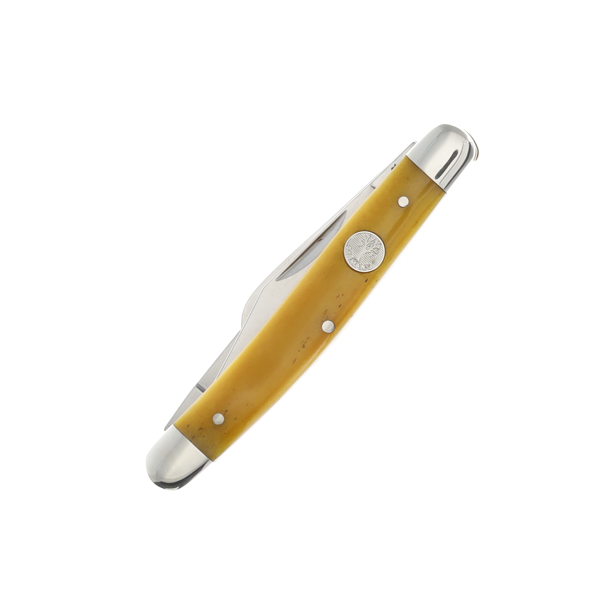Boker Traditional Series 2.0 Large Stockman Folding Knife Smooth Yellow Bone BK110859 View 3