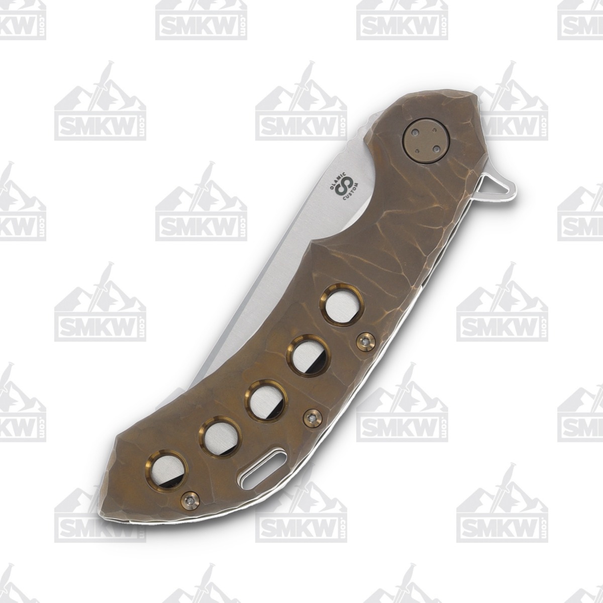 Olamic Wayfarer 247 Folding Knife 086Q Companto Bronze Stonewash Seabed 086Q View 5