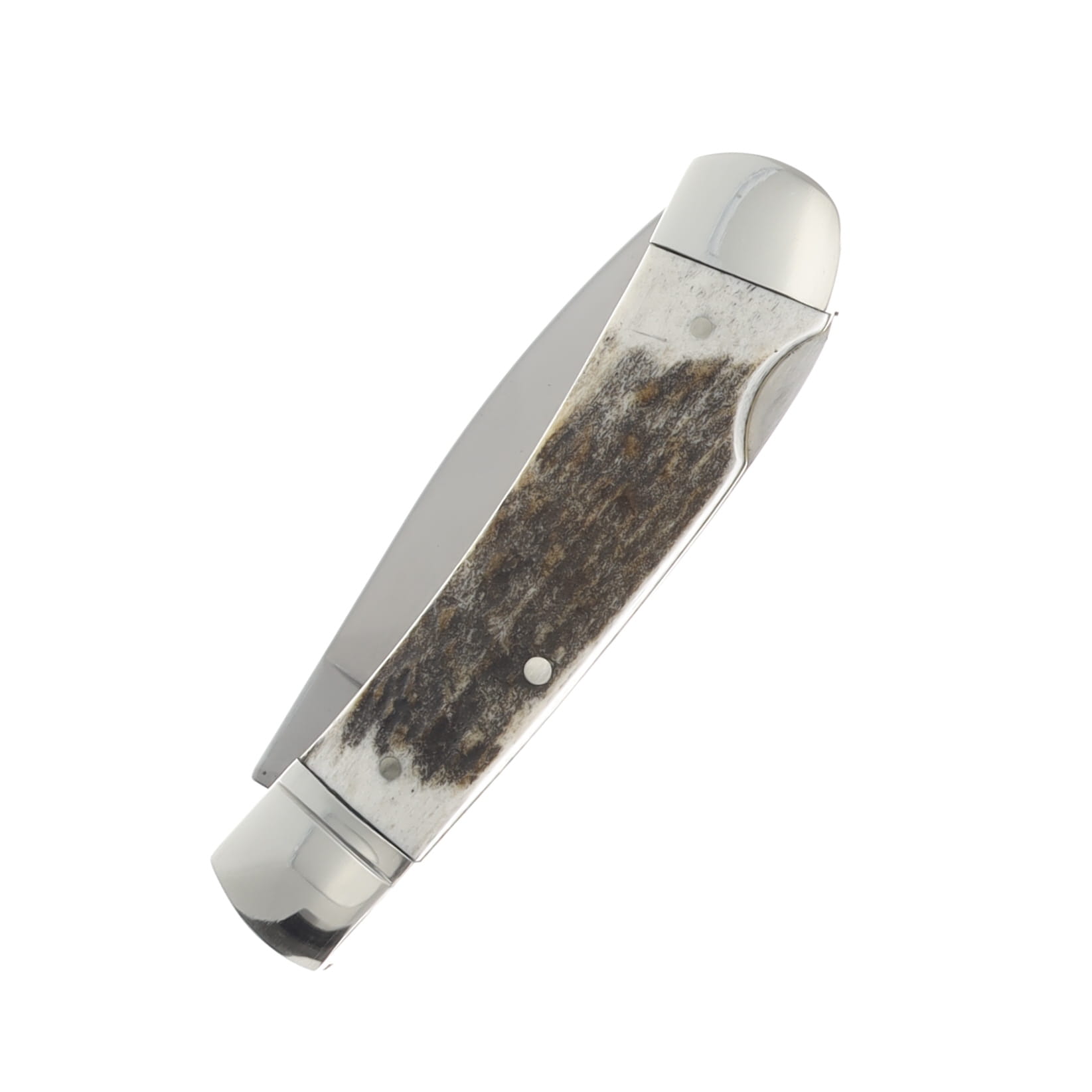 Boker Gentleman Traditional Series 2.0 Pocketknife 2.95in Plain Stag Lockback BK110819ST View 3