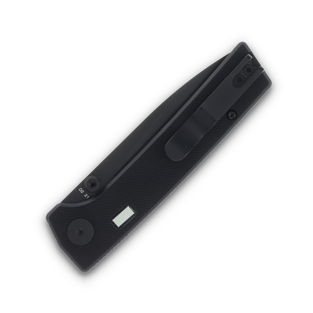 Glow Rhino Fermi Linerlock Folding Knife Red Thumb Stud FERMI-Z-G10-Z-D2-XG-RG View 5