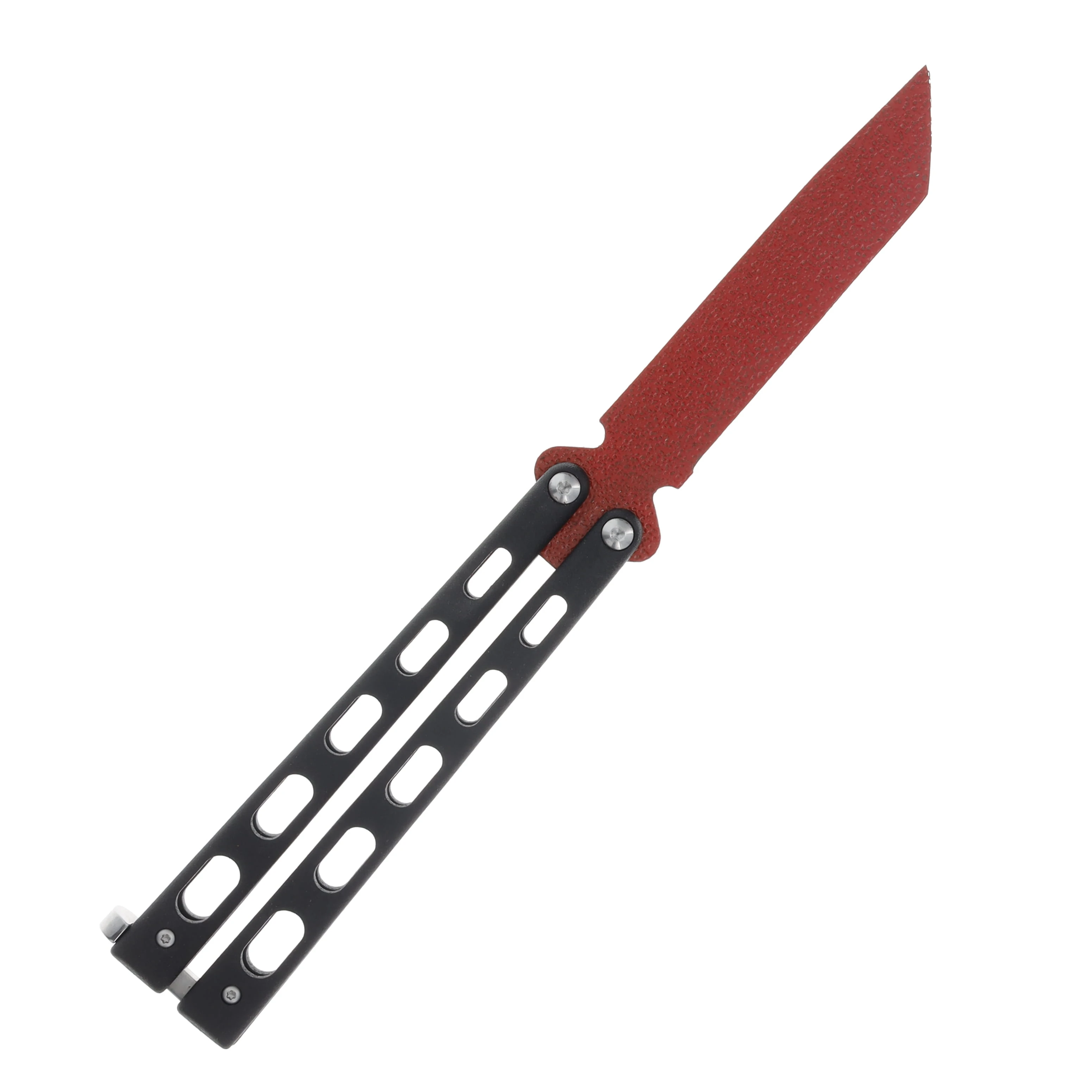 Bear & Son Widow Series Large Armor-Piercing Tanto Butterfly Knife BRW114AB View 2