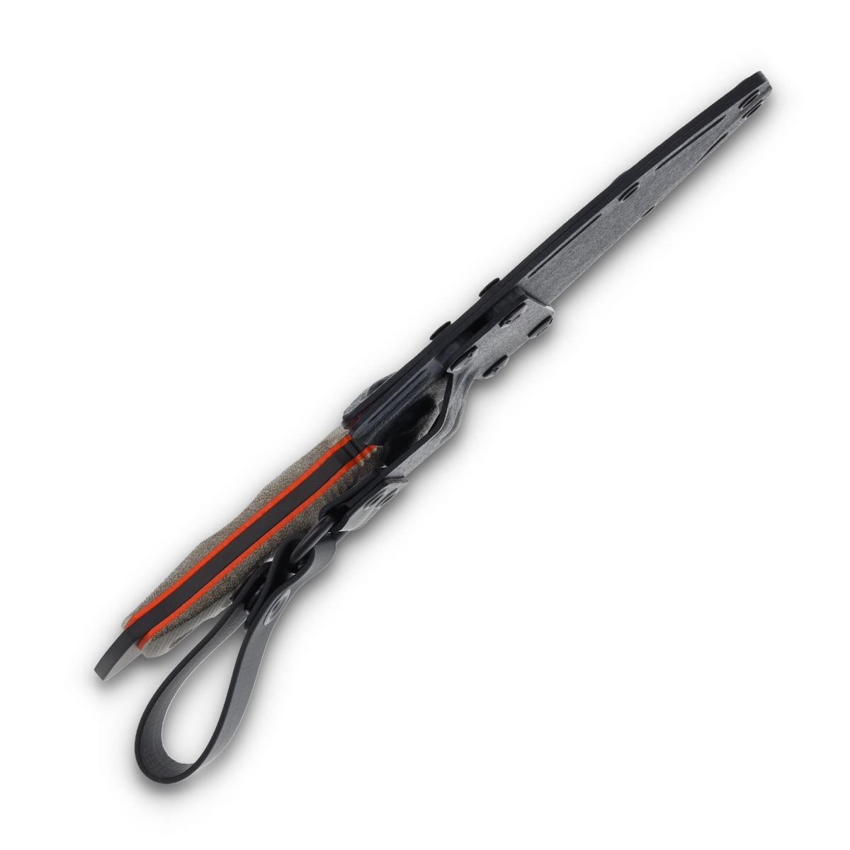 Fobos Alaris 3V Fixed Blade Green/Orange 5" Black FOB041 View 8
