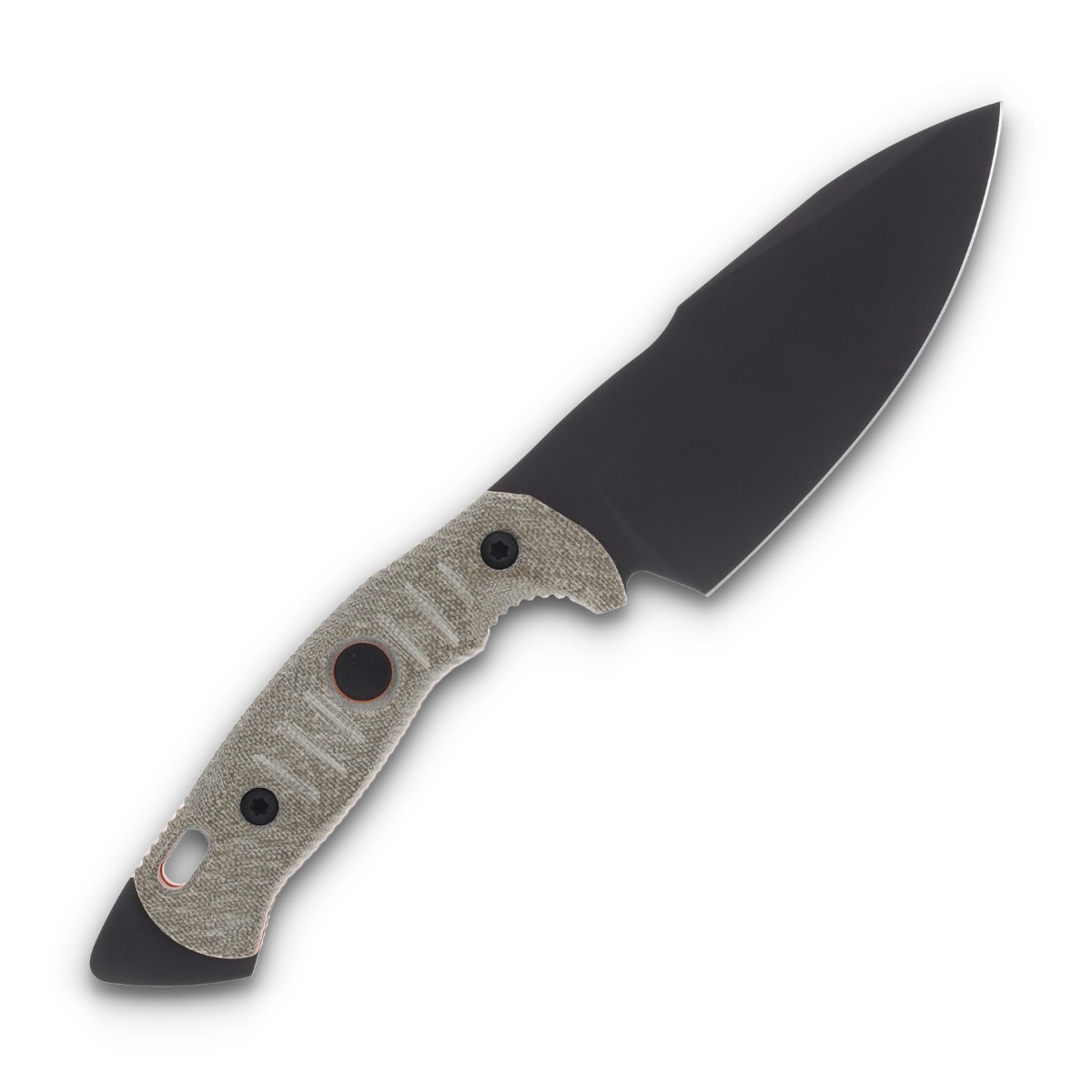 Fobos Alaris 3V Fixed Blade Green/Orange 5" Black FOB041 View 2